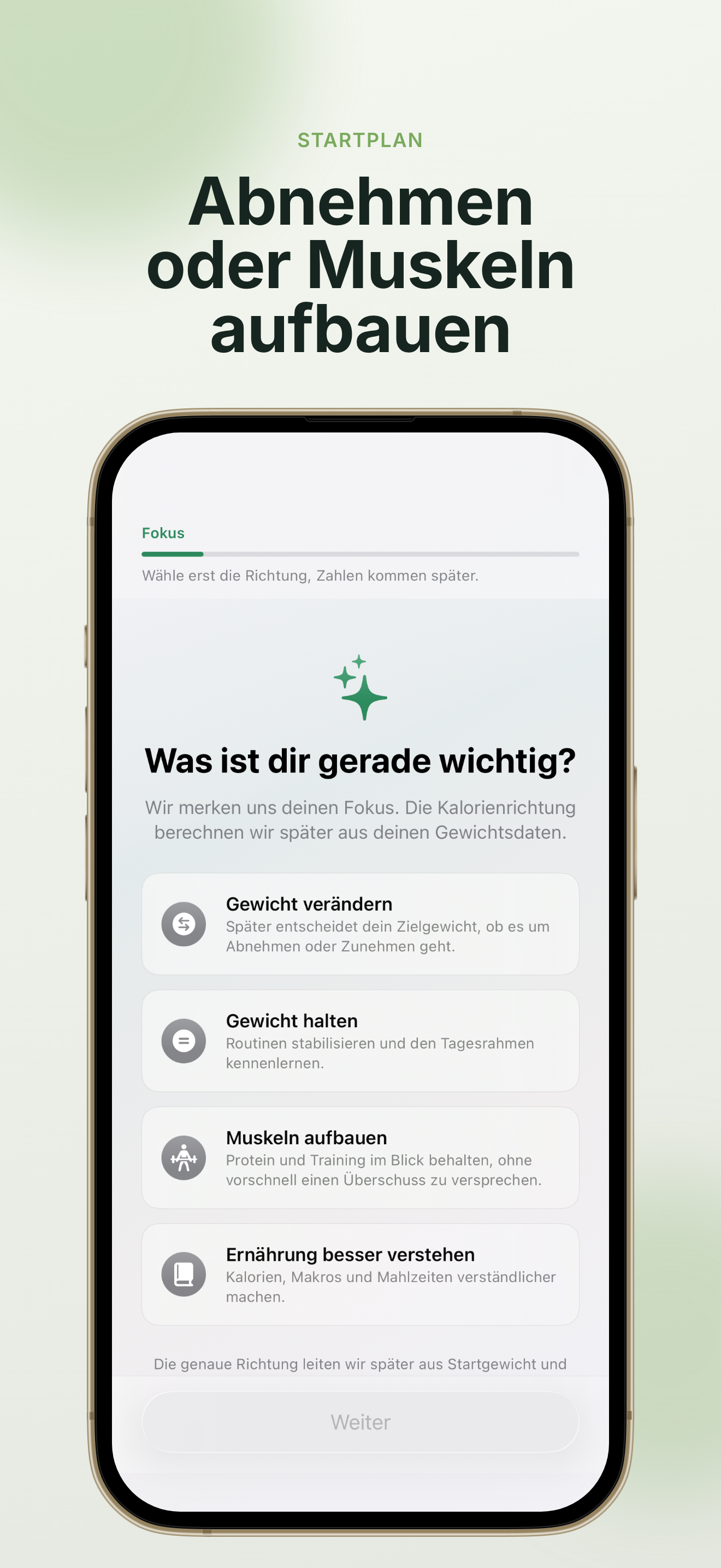 Ziel wählen