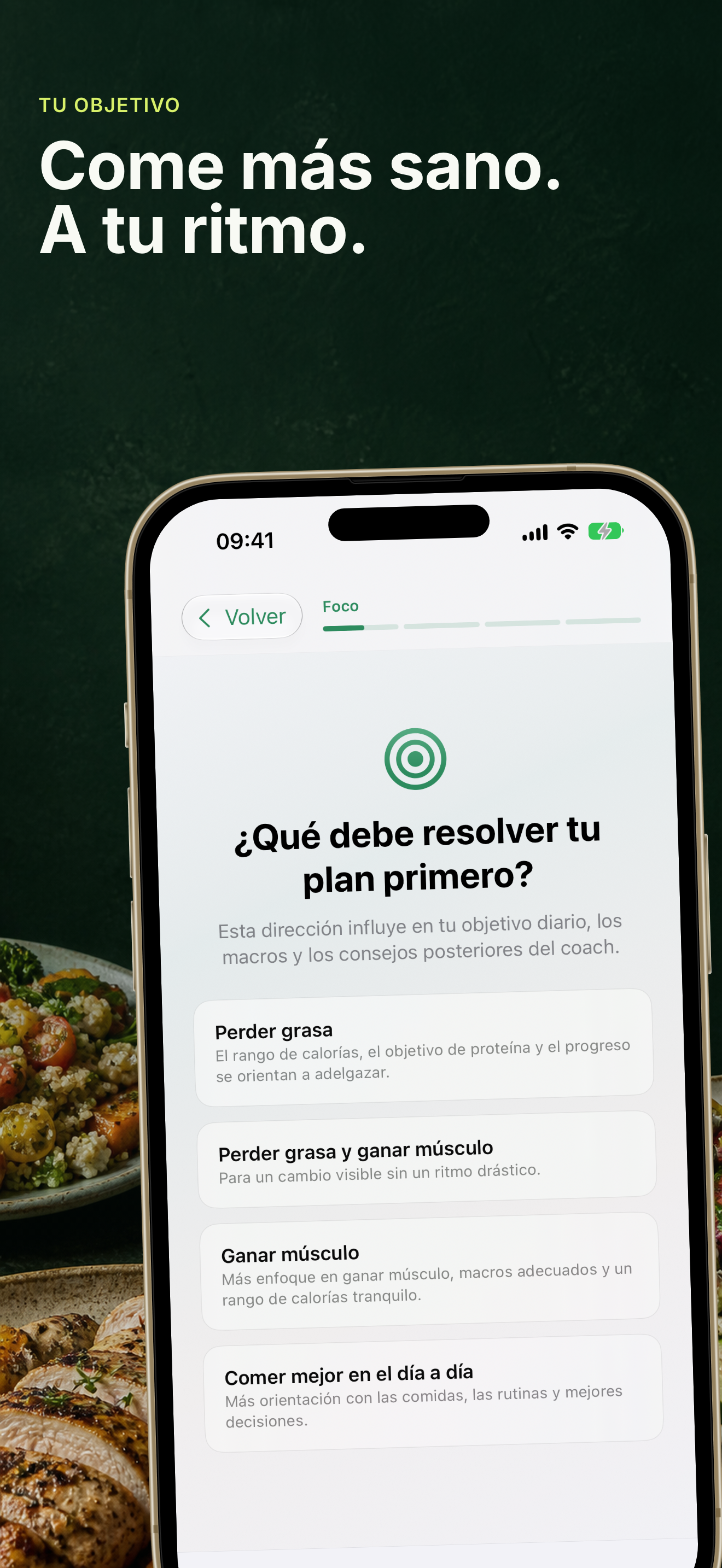 Elegir objetivo