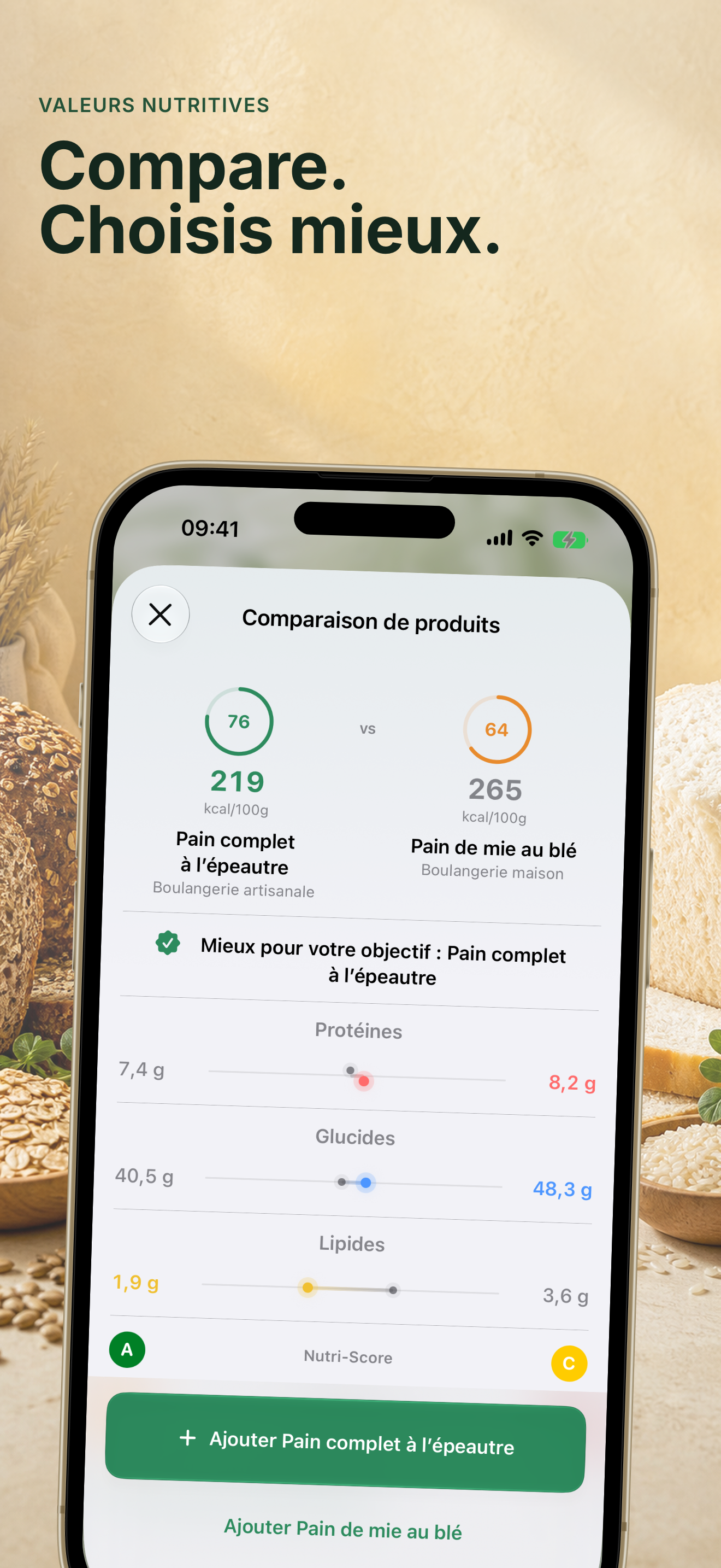 Comparaison de produits