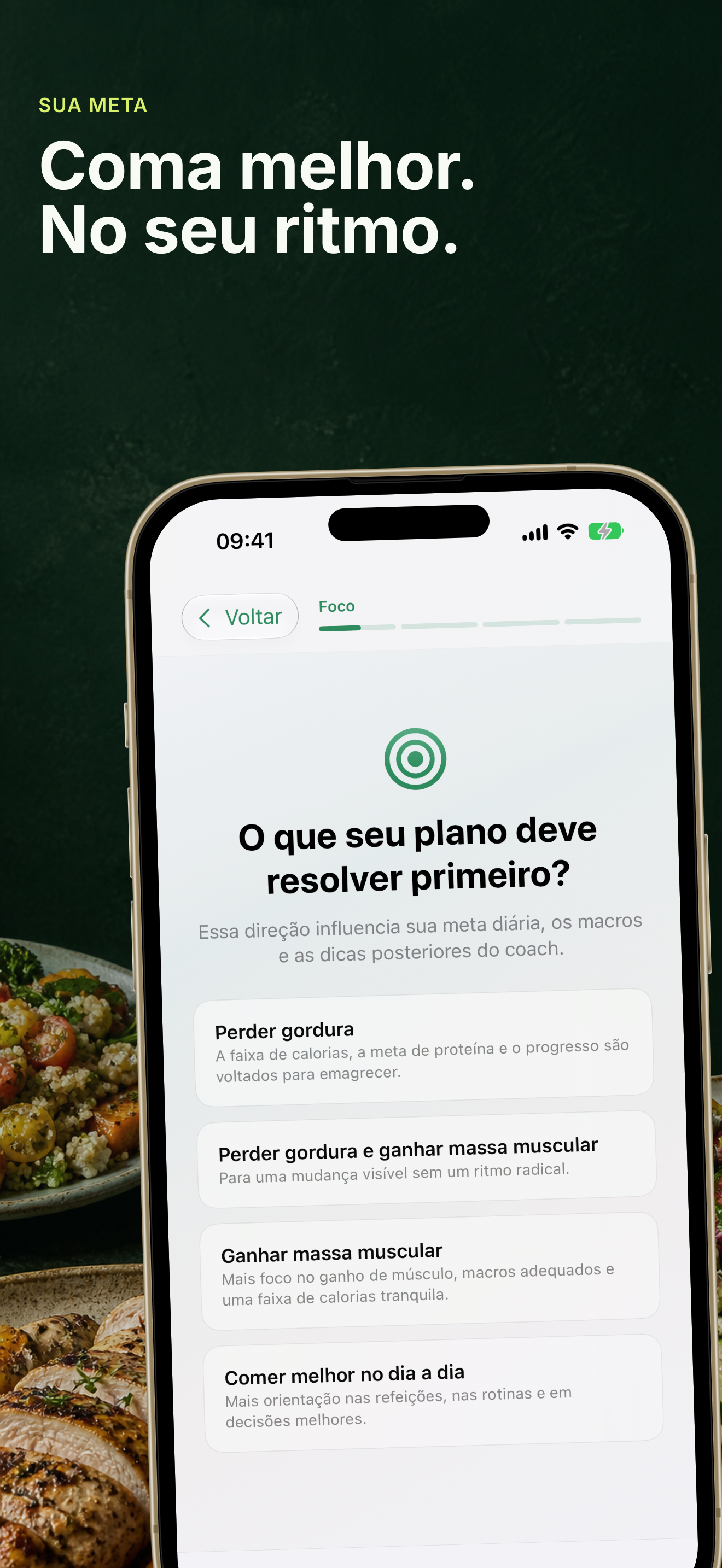 Escolher objetivo